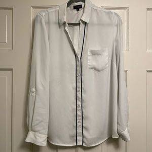 Wrinkle-free white button down